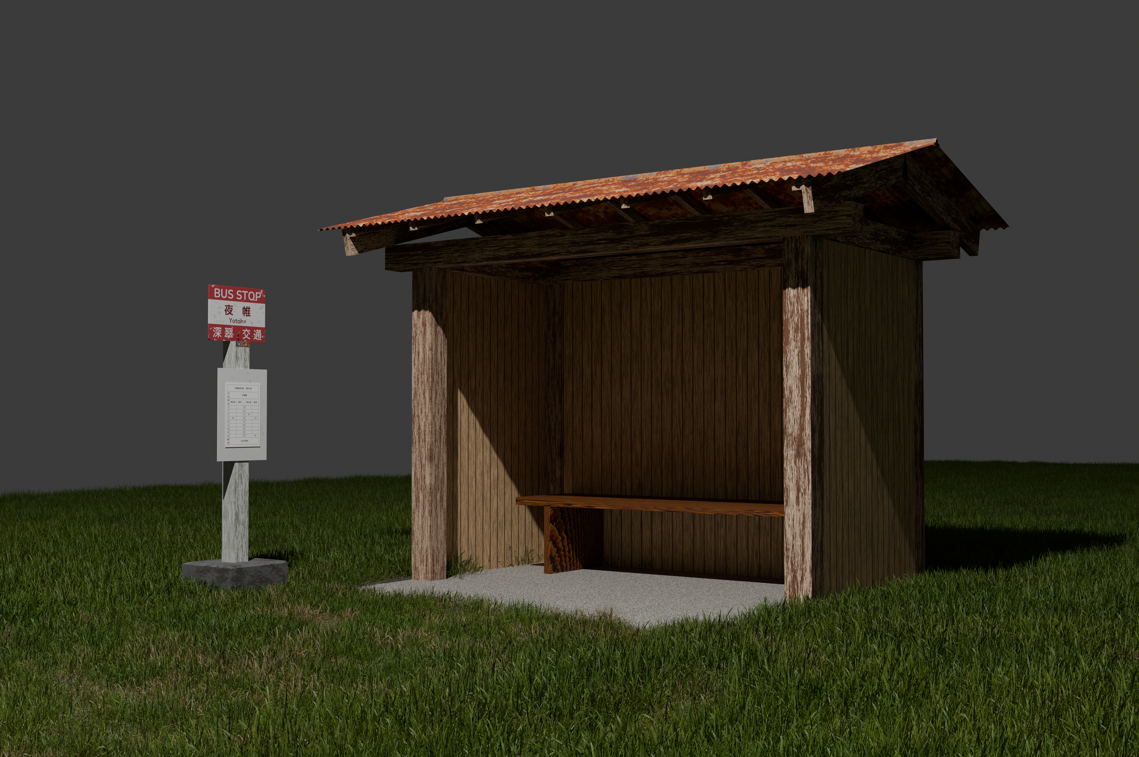 Blender Bus Stop thumbnail